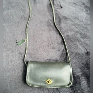 Forest green vintage Coach Dinky